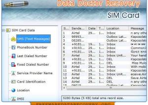 Sim Card Messages Recovery screenshot