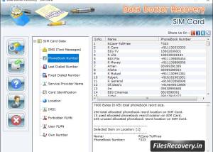 software - SIM Card Recovery Tool 6.5.2.1 screenshot
