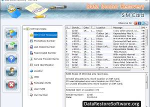 SIM Card Restore Software screenshot