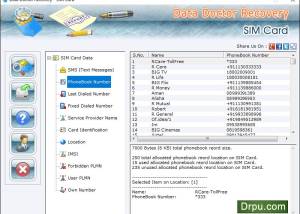 SIM Card SMS Rescue Software screenshot