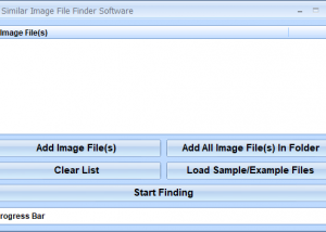 software - Similar Image File Finder Software 7.0 screenshot