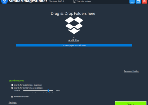 Full SimilarImagesFinder screenshot