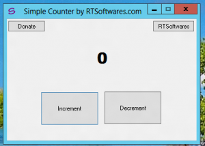 software - Simple Counter 1.0 screenshot