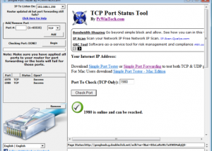 software - Simple Port Tester 3.0.0 screenshot