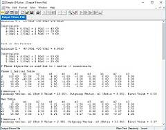 software - SimpleLPsolver 1.3.1a screenshot