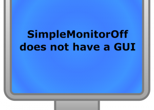 SimpleMonitorOff screenshot