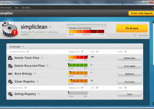 simplitec simpliclean screenshot