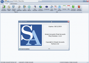 software - Simply Accounts 2.0 screenshot