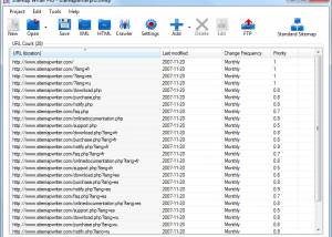 software - Sitemap Writer Pro 5.4.7 screenshot