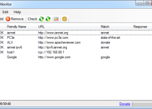 software - SiteMonitor Lite 1.91 screenshot