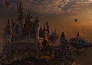 Full Sky Citadel 3D Screensaver screenshot