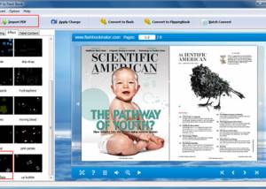 SlidePDF to Flash Book screenshot