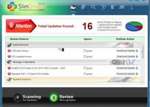 SlimDrivers screenshot