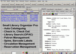 software - Small Library Organizer Pro 3.2b screenshot