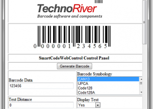 SmartCodeWebControl screenshot