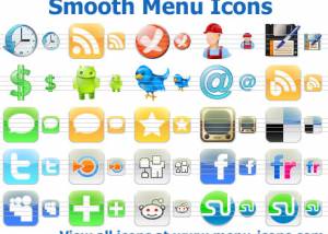 software - Smooth Menu Icons 2013 screenshot