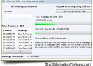 SMS Software Blackberry Mobile screenshot