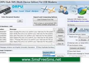 software - SMS Software for USB Modems 9.2.1.0 screenshot