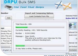 SMS Software GSM Phones screenshot