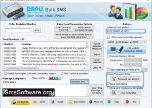 software - SMS Software USB Modem 10.4.3.2 screenshot