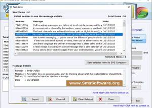 software - SMS Text Messaging Software 10.1.2.3 screenshot