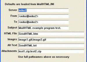 software - SMTP/POP3/IMAP Email Component Library for Visual Basic 8.5 screenshot