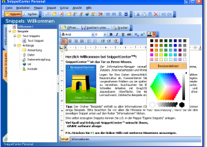 software - SnippetCenter Personal 2.1.0.60 screenshot