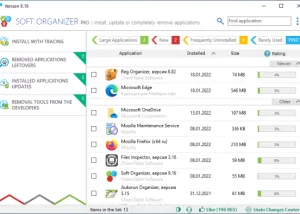 software - Soft Organizer 9.55 screenshot