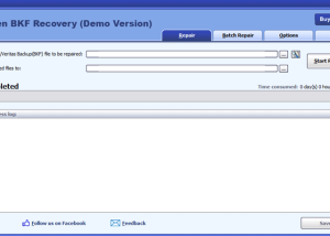 software - Softaken BKF Recovery 1.0 screenshot