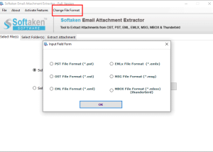 software - Softaken Email Attachment Extractor 1.0 screenshot