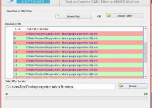 software - Softaken EML to MBOX Converter 1.0 screenshot