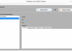 software - Softaken Free MSG Viewer 1.0 screenshot