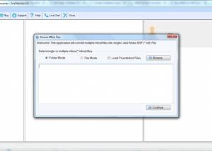 software - Softaken MBOX to NSF Converter 1.0 screenshot