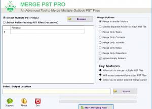 software - Softaken Merge PST 3.1 screenshot
