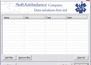 SoftAmbulance Free Eraser screenshot