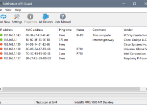 software - SoftPerfect WiFi Guard 2.2.3 screenshot