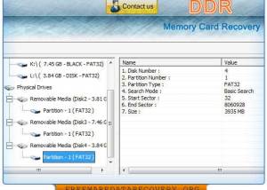 Software for Memory Card screenshot