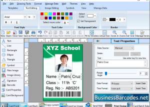 software - Software for Student Entry Card 7.8.0.9 screenshot