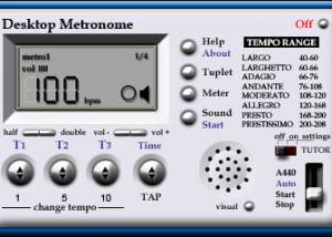 Software Metronome screenshot