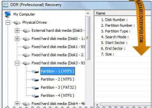 software - Software Windows Data Recovery 5.0.1.6 screenshot