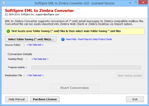 software - Software4Help EML to Zimbra Converter 3.2.1 screenshot