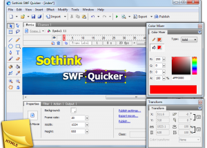 Sothink SWF Quicker screenshot