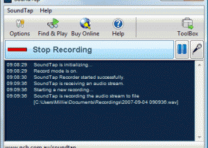 software - SoundTap Streaming Recorder Free 5.05 screenshot