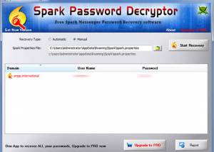 software - Spark Password Decryptor 2.0 screenshot