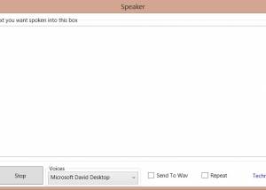 Speaker screenshot