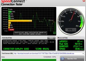 software - SpeedConnect Connection Tester 7.0 screenshot