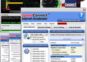 software - SpeedConnect Internet Accelerator 8.0.0 screenshot