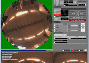 Spherical Panorama Polar Fisheye Converter screenshot