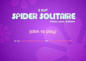 software - spider solitaire, 2 suit 1.0 screenshot