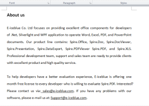 software - Spire.PDFViewer 7.12 screenshot